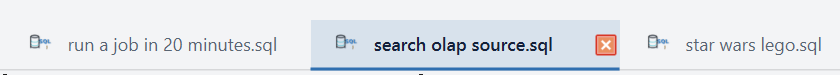 Scratchpad tabs named after their files